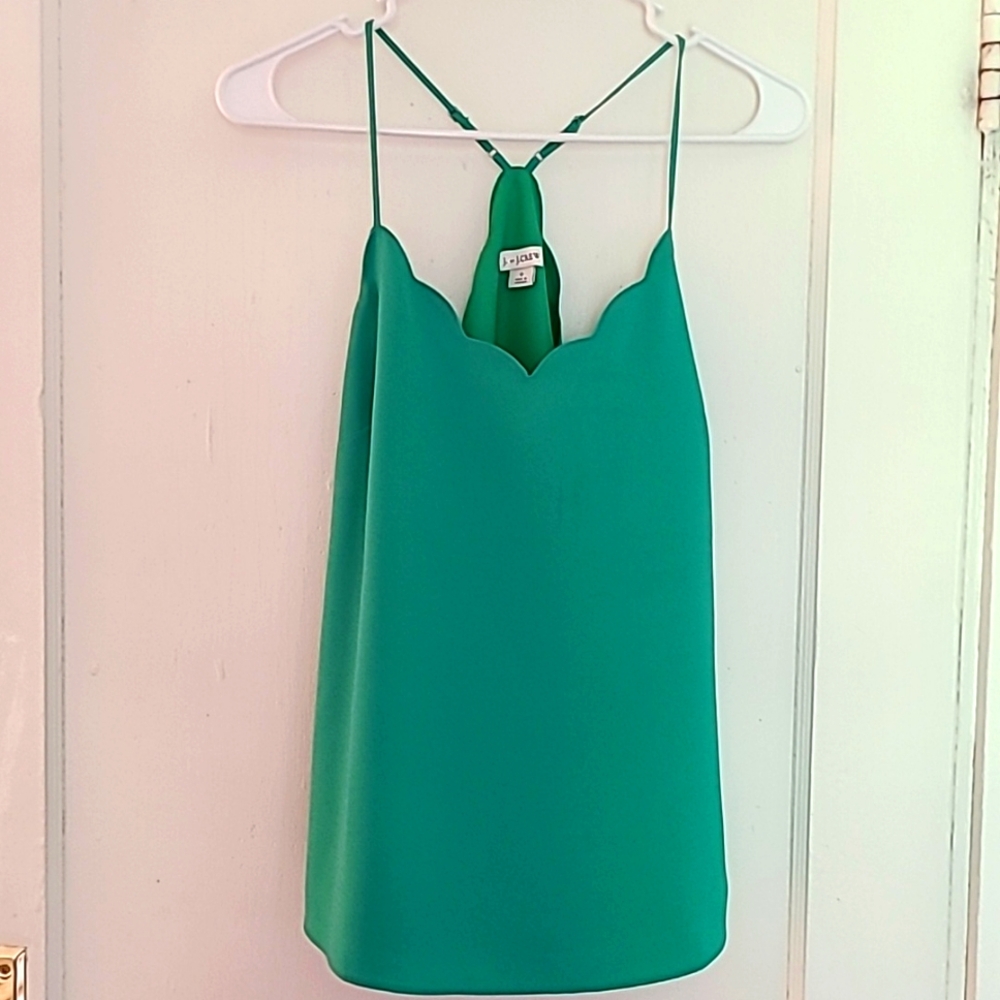J.Crew like new, grewn halter tank